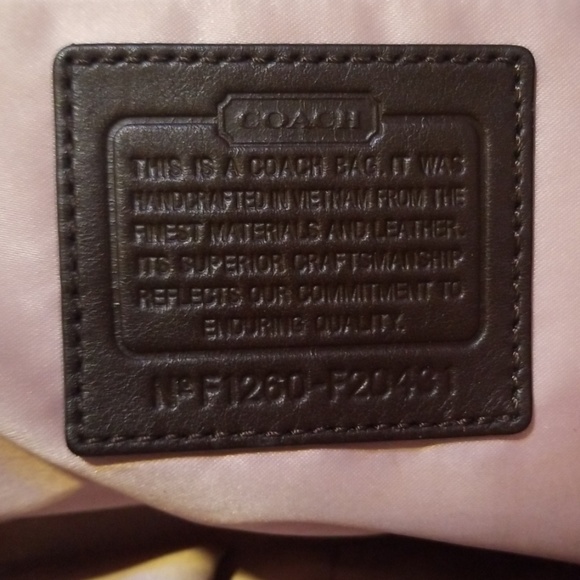 Authentic Brown leather Coach Purse - Picture 2 of 5